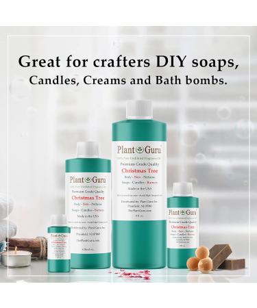 Christmas Tree Fragrance Oil 4 fl. oz - Holiday Scented Oil for Soap Making Candles & Aromatherapy - Buy Online on GoSupps.com