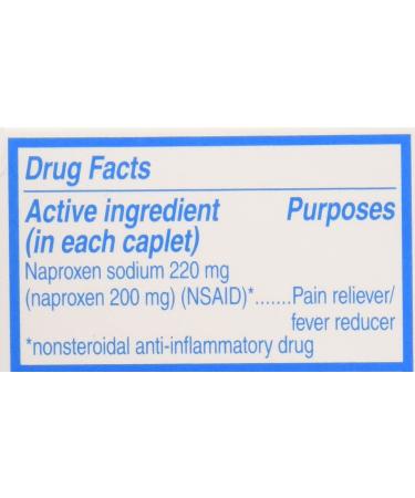 Aleve All Day Strong Pain Reliever & Fever Reducer Caplet 100 ct - Fast Relief (005134) - Buy Online on GoSupps.com