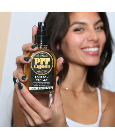 Pit Liquor Bourbon Vanilla 50ml Spray Deodorant - Natural Odor Protection - Buy Online on GoSupps.com