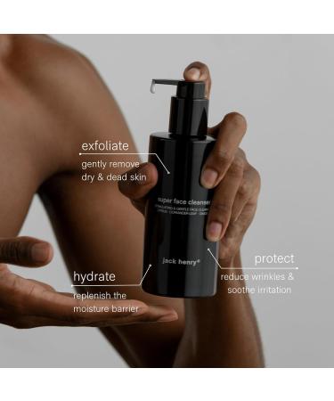 Jack Henry Hydrating Facial Cleanser - Kakadu Plum & Hyaluronic Acid - Exfoliating Creamy Face Cleanser (6.6 fl oz) - International Shipping Available - Buy Online on GoSupps.com