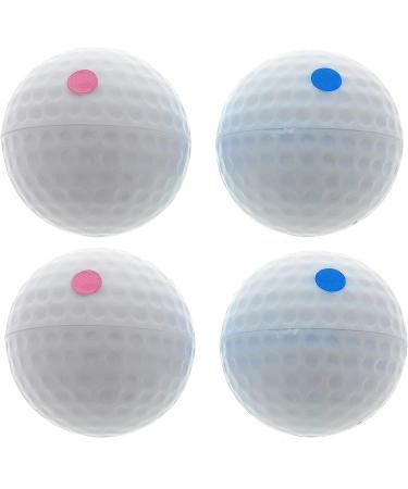 Gender Reveal Exploding Golf Balls (4 Pack) | Prank & Trick Golf Balls for Gender Reveal Parties - Buy Online on GoSupps.com