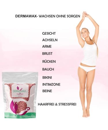 Dermawax 2 kg Pink Wax Pearls - No-Strips Hair Removal for Brazilian Bikini Legs Face & More - Buy Online on GoSupps.com