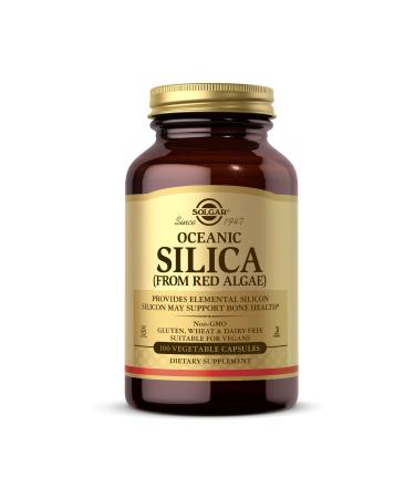 Solgar Oceanic Silica From Red Algae 100 Vegetable Capsules