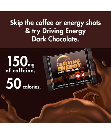 Buy ZenEvo Dark Chocolate with Caffeine - Energy Boosting 30 Count | No Crash Perfect for Work & Study - International Shipping Available - Buy Online on GoSupps.com