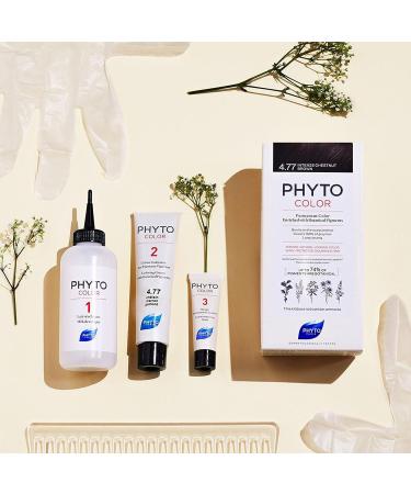 PHYTO Phytocolor Permanent Hair Color | Botanical Pigments | 100% Grey Coverage | Ammonia, PPD, Resorcin-free | 0.42 oz 4 Brown - 1 Count - Buy Online on GoSupps.com