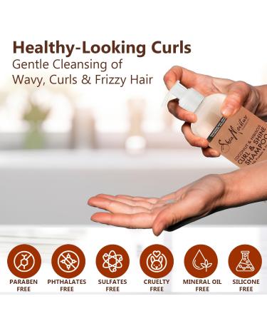 Shop Shea Moisture Coconut & Hibiscus Shampoo & Conditioner Set - 24 Fl Oz Each for Thick Curly Hair | Includes Peaknip Scalp Massager Brush - International Shipping Available - Buy Online on GoSupps.com