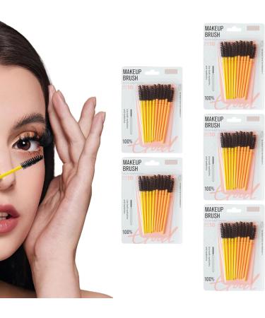 Lash Brush 3-in-1 Reusable Lash Spoolies 50Pcs Bendable Mascara Wands Makeup Applicator Spoolies for Eyebrow and Eyelash Extensions Lash Brushes - Buy Online on GoSupps.com