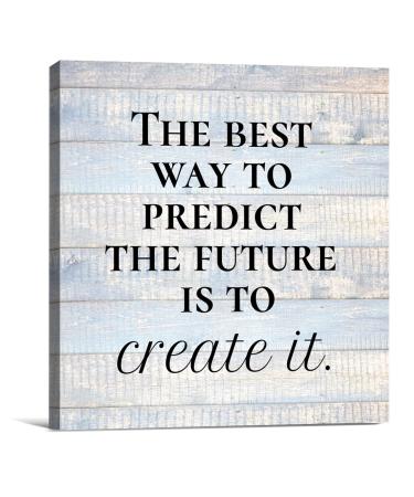 VAHATAN Inspirational Wall Art Office Decor Motivational Canvas Poster Painting Print Framed Ready to Hang Home Living Room Office Cubicle Decor Encouragement Gifts (8 X 8 Inch) BEST