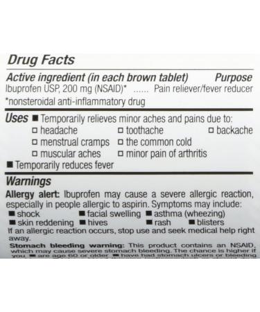 Geri Care IBUPROFEN Pain Relief Tablets - 100 Count - Buy Online on GoSupps.com