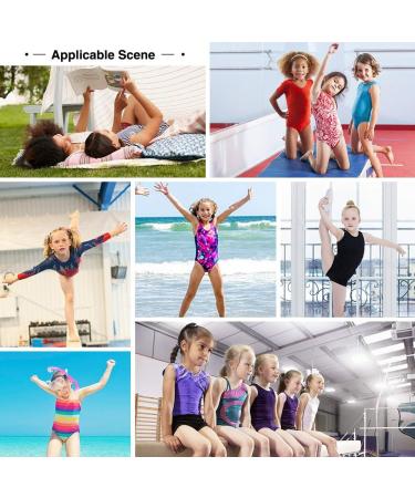 Girls Gymnastics Leotard Biketard Sparkly Tank Ballet Unitard with Shorts - Aa-leopard - Size 5/6 Years - Buy Online on GoSupps.com