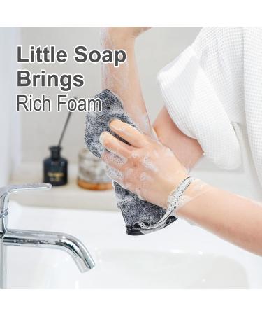 Yiclick Soap Savers for Bar Soap (4 Pack) - Exfoliating Soap Bags Loofah Pouch & Holder for Shower & Bath - Mesh Net Sock Scrubber Washcloth - Buy Online on GoSupps.com