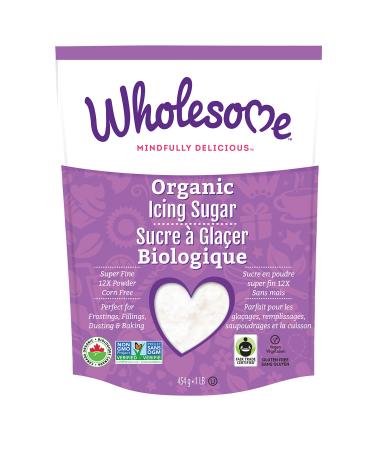 Wholesome Sweeteners Organic Powdered Sugar 1 lb - Buy Online on GoSupps.com