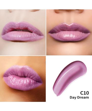Oulac 3D Shiny Lip Gloss - Moisturizing Liquid Lipstick with Rose Damascena Extract | Glitter Finish | 4.5ml Day Dream - Buy Online on GoSupps.com