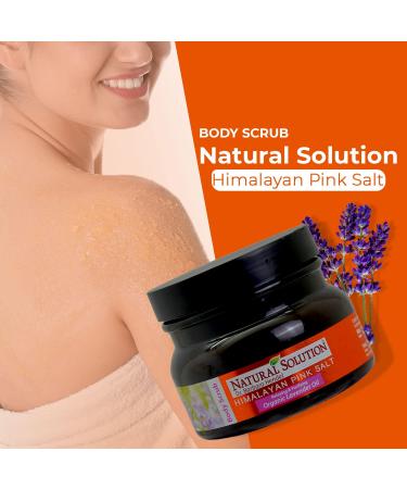 Natural Solution WBM Himalayan Salt Body Scrub with Organic Lavender Oil, Relaxing and Purifying Deep Cleansing 12.3 oz, 10.6 Oz 12.3 Ounce (Pack of 1) - Buy Online on GoSupps.com