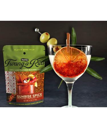 Twang-A-Rita Cocktail Rimming Salt Blend Savory Variety - 4oz Pouch Set (Chile Lime, Grapefruit, Mango) - Pack of 3 - Buy Online on GoSupps.com