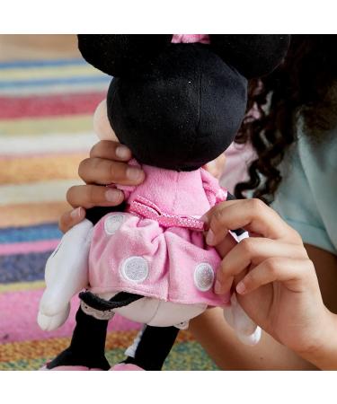 Disney Store Minnie Mouse 33cm Plush Toy in Pink Polka Dot Dress - Cuddly Character for All Ages - Buy Online on GoSupps.com
