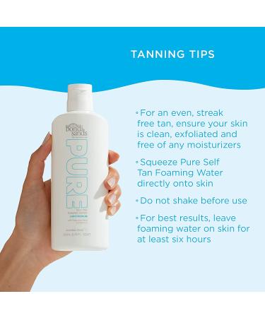 Bondi Sands PURE Self-Tanning Foaming Water - Hydrating, Fragrance-Free Tan | 200mL Vegan & Cruelty-Free - Buy Online on GoSupps.com