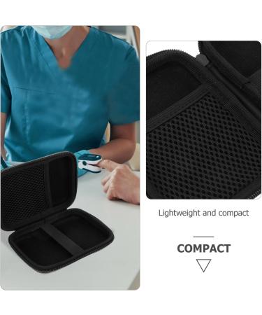 Lurrose Diabetic Case Meter Organizer - Black Pouch for Insulin Pens Meters Test Strips & Needles | Perfect Travel Solution - Buy Online on GoSupps.com