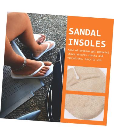GLEAVI 15 Pairs Non-Slip Forefoot Pad Stickers | Adhesive Sandal Insoles for Women | Comfortable Cushion for Sandals Slippers & Shoes - Buy Online on GoSupps.com