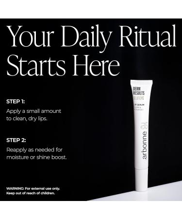 DermResults Solutions Lip Serum Hydrating Plumping Serum for Women with Moisture-Rich Glossy Finish Stabilized Vitamin C Botanical Oils & Lip-Plumping Complex 0.42 oz by Arbonne. - Buy Online on GoSupps.com