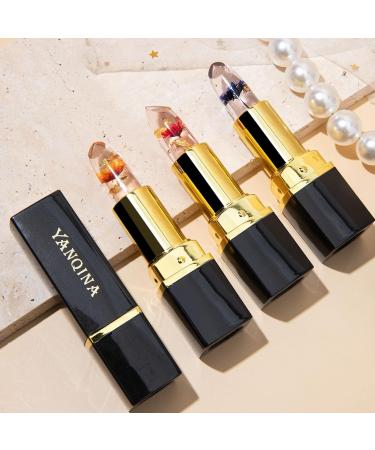 RoseFlower Moisturizing Lip Balm 3 Pack Moisturizing Color Changing Lipstick UltraLight Lip Balm Long Lasting Lipstick for Dry Lips Soothes and Conditions 9 - Buy Online on GoSupps.com