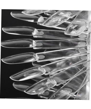 minkissy Clear Nail Sample Stick Spiral Nail Practice Stand Spiral Nail Tips Holder Manicure Nail Display Stand Spiral Nail Color Display Stand Nail Art Supply Bracket Modeling Acrylic 6.2x6.2cm Pink - Buy Online on GoSupps.com