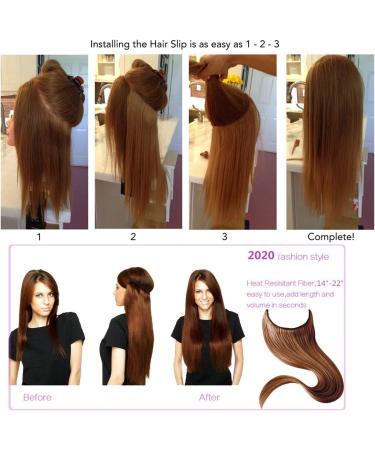 Women's Wigs Natural Wig Pieces One Piece Long Straight Hair High Temperature Wire Fishtail Hair Extensions fashion decoration (Color : 8 Size : 14 inch) 14 inch 8 - Buy Online on GoSupps.com