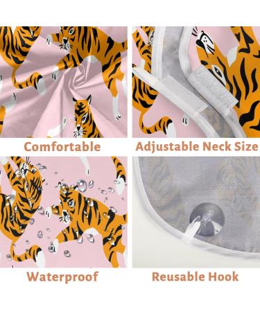 Tiger Beard Bib Apron - Non-Stick Waterproof Hair Catcher for Men | Grooming Cape with Suction Cups | Perfect Gift for Shaving & Trimming - Buy Online on GoSupps.com