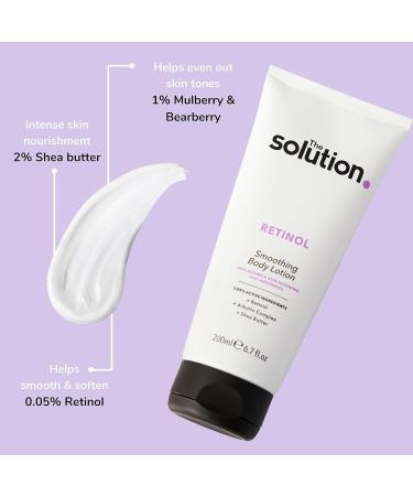 Solution Retinol Smoothing Body Lotion 200ml - Brighten & Smooth Skin - Buy Online on GoSupps.com