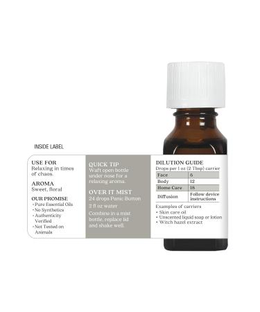 Aura Cacia Panic Button Essential Oil Blend | 0.5 fl. oz. - Shop Now for Natural Stress Relief | International Shipping - Buy Online on GoSupps.com
