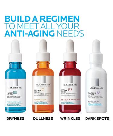La Roche Posay Glycolic Acid Serum with Kojic Acid and Vitamin B5 | Dark Spot Corrector & Skin Tone Brightener - Buy Online on GoSupps.com