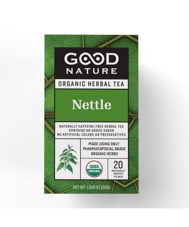Good Nature Organic Nettle Tea 1.058 oz | Premium Herbal Infusion - Buy Online on GoSupps.com