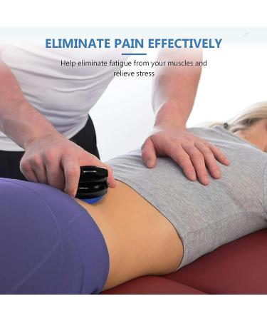 WANDiORY Manual Massage Ball Roller Back Massager for Deep Tissue Relief - Blue - Buy Online on GoSupps.com