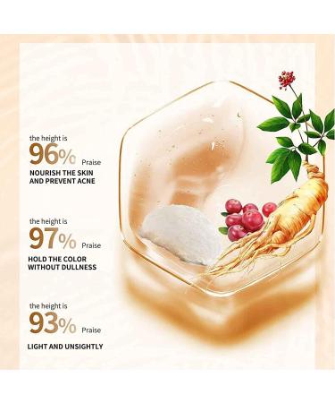 3Pcs Red Ginseng Bird's Nest Concealer Liquid Foundation - Long-Lasting Moisturizing Formula (2 Beige) - Buy Online on GoSupps.com