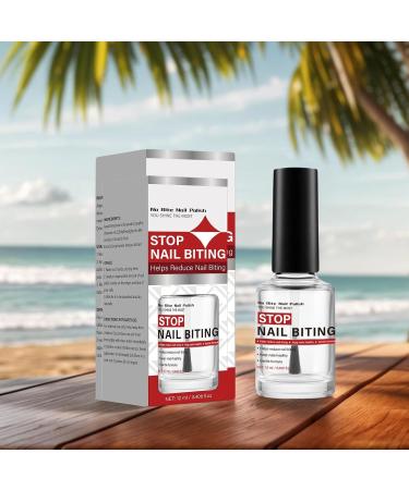 Anti-Bite Nail Polish 12ml Natural Flavor with Secure Coating | Prevention of Nail Biting Habits - for Nail Care and Growth and for the Sucking Habit - Buy Online on GoSupps.com