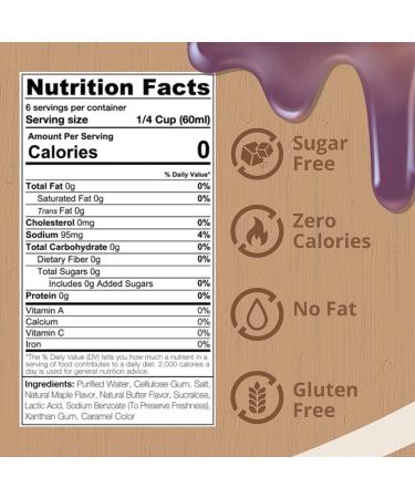 SinFit Blueberry Syrup - Sugar Free, Zero Calories, Fat Free, Gluten Free (12 fl oz) - Buy Online on GoSupps.com