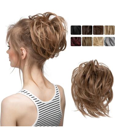 Hair Bun Synthetic Hair Bun with Elastic Rubber Band Messy Bun Wig Hair Bun Curly Hair Bun Donut Hair Ties Women Hair Bun Hair Extension Hair Piece (Size : 1 PC Color : Light Auburn) 1 PC Light Auburn - Buy Online on GoSupps.com