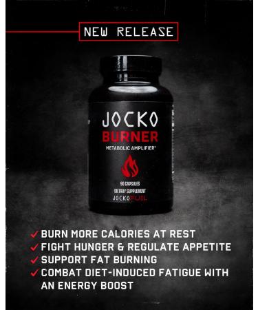 Jocko Fuel Burner for Men & Women - Healthy Weight Support Supplement Helps Regulate Appetite & Metabolism Booster - Supports Healthy Metabolism & Increased Thermogenesis 90 Count (30 Day Supply) - Buy Online on GoSupps.com