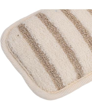 Exfoliating Sponge Pad - Double-Sided Deep Cleaning Shower Scrubber | Linen | International Shipping - Buy Online on GoSupps.com
