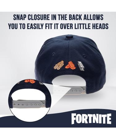 Boys FORTNITE Baseball Cap | Quality Navy Flatbrim Hat for Kids - Buy Online on GoSupps.com