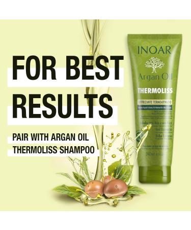 INOAR POS Progress Shampoo & Conditioner Kit - Vegan Keratin Treatment for Strong Soft & Smooth Hair - Anti-Frizz Hair Repair for Men & Women (8.45 oz - Buy Online on GoSupps.com