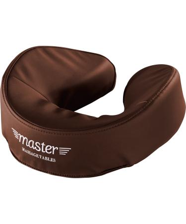 Master Massage Patented Ultra Plush Memory Foam Face Cushion Pillow Headrest Brown
