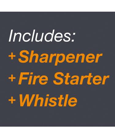 Gerber Gear Ultimate Knife with Fire Starter & Sharpener, 4.75 Blade - 31-003941 - Buy Online on GoSupps.com