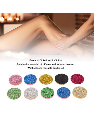 20PCS Essential Oil Diffuser Seal - Replacement Felt Pads for Necklaces & Bracelets - 10 Colors for Women & Girls - 0.8 Inch - Buy Online on GoSupps.com