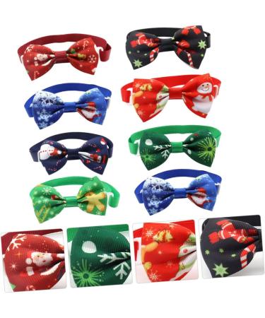 Amosfun 8-Pack Christmas Puppy Costume Accessories | Holiday Dog Collars & Decorations - Buy Online on GoSupps.com