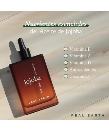  Real Earth Stories 100% Pure Jojoba Oil Cold Pressed for Anti Wrinkle Anti Dust Mite Hair Face & Body 100ml Pack of 1 - Buy Online on GoSupps.com