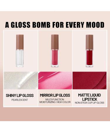 WJnflQN Lip Gloss For Girls Moisturizing Lip12 Parts Moisturizing Liquid Lipstick for Women and Beauty Lovers for Evening Occasions and Styling - Buy Online on GoSupps.com