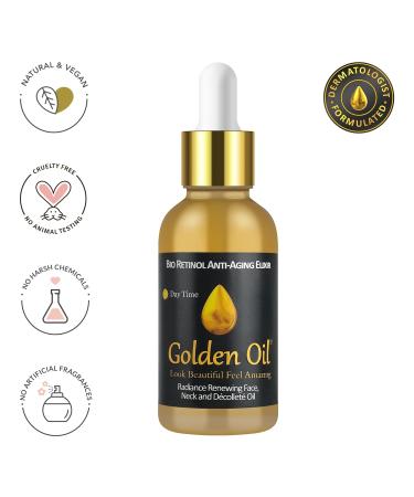 Buy Anti-Aging Bio Retinol Day Time Elixir with Bakuchiol & Niacinamide | Stimulate Skin Cell Turnover & Reduce Fine Lines | 1.0 Fl Oz - Shipping Worldwide - Buy Online on GoSupps.com