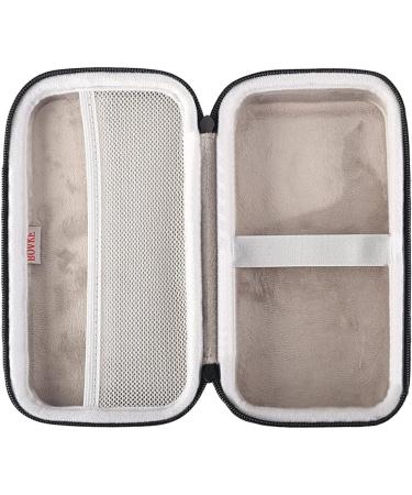 BOVKE Hard EVA Travel Case for YK15AB EMS TENS Unit | Muscle Stimulator & Electronic Pulse Massager Case | Extra Room for Battery Wires Pads & Gel - Black - Buy Online on GoSupps.com