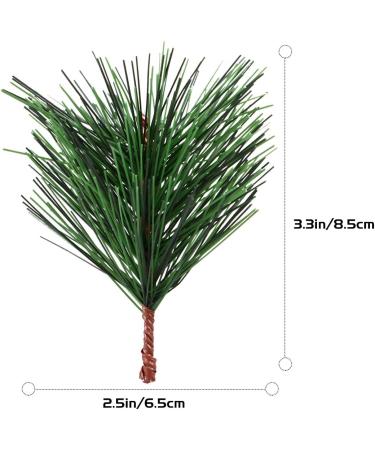 LUOZZY 30 Pcs Realistic Ornaments Versatile Simulated Pine Branches (Green) - Buy Online on GoSupps.com